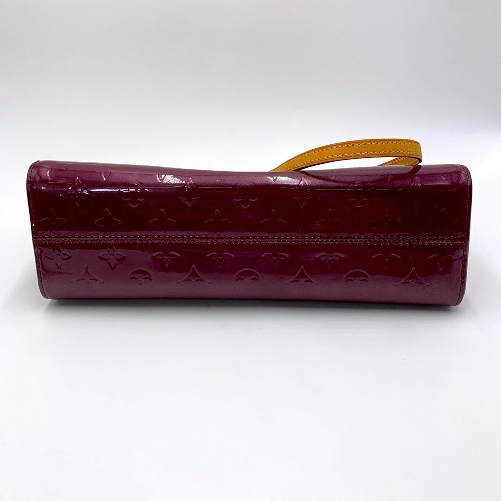 Auth Louis Vuitton Amarante LV Monogram Vernis Leather Roxbury Drive 2way Tote - Picture 6 of 16